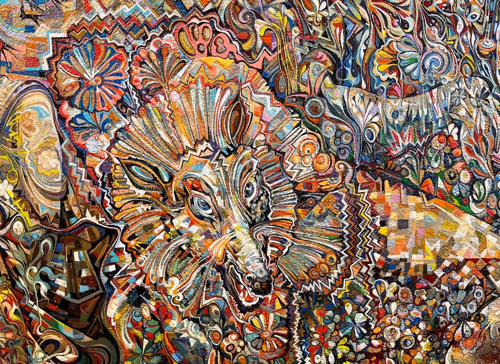 | Sergo Tbileli| Exhibited at Art Gallery Line | Created in early 2000’s| Available for Sale | Acrylic on Canvas, Mix medium | Art Gallery Line