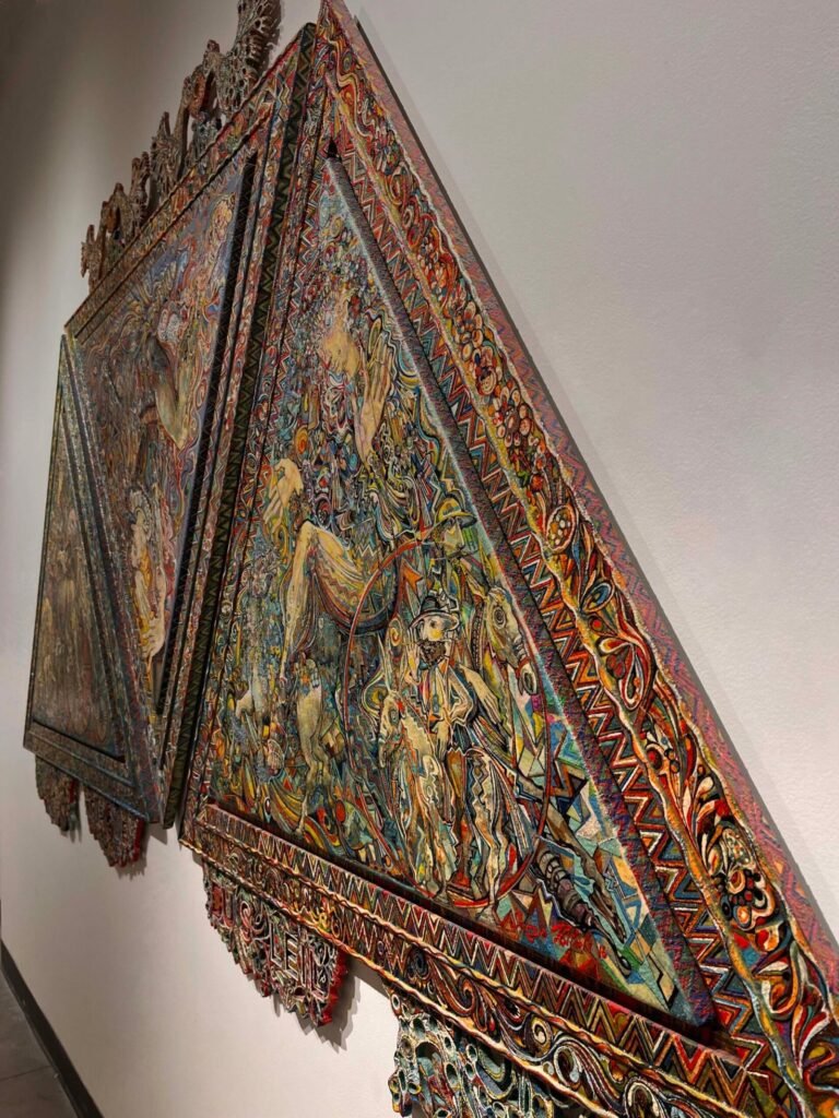 | Sergo Tbileli| Exhibited at Art Gallery Line | Created in early 2000’s| Available for Sale | Acrylic on Canvas, Mix medium | Art Gallery Line