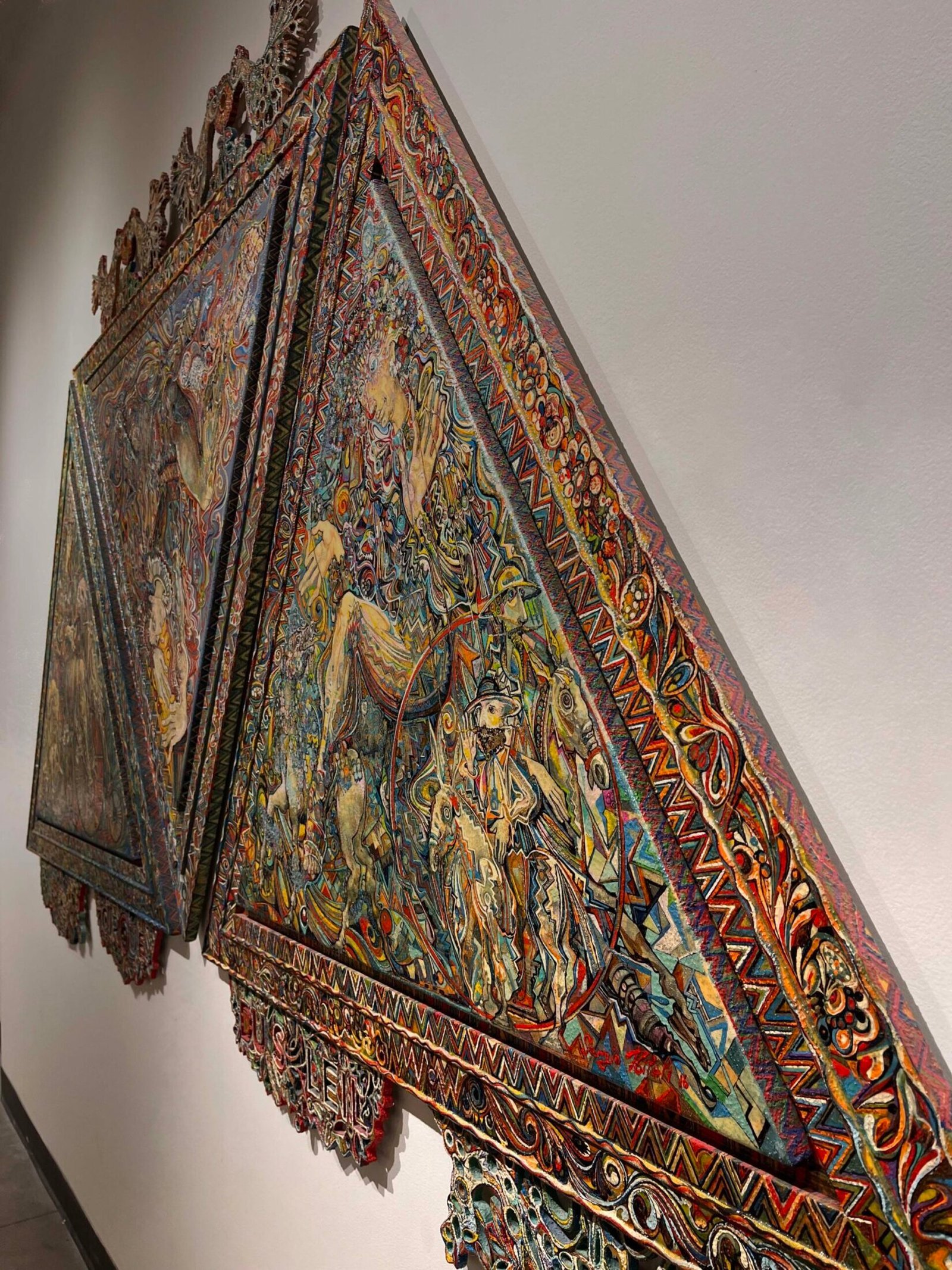 | Sergo Tbileli| Exhibited at Art Gallery Line | Created in early 2000’s| Available for Sale | Acrylic on Canvas, Mix medium | Art Gallery Line