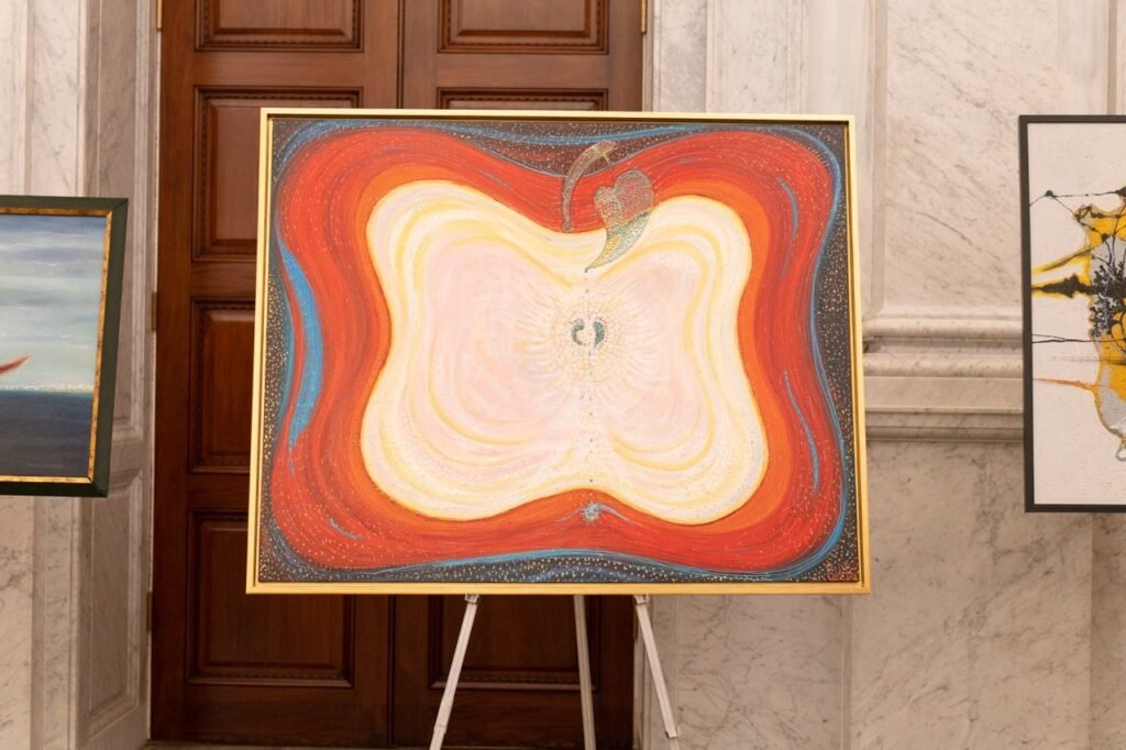 "Painting: Fruit#1 by Gela Dumbadze at The Library of Congress - Rooted in Culture, Size:150x200 cm , Medium:Canvas, Acrylic Art Gallery Line - Contemporary Georgian Art "