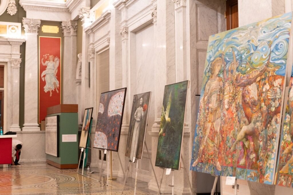 Contemporary Georgian art at the Library of Congress on the Event Rooted in Culture