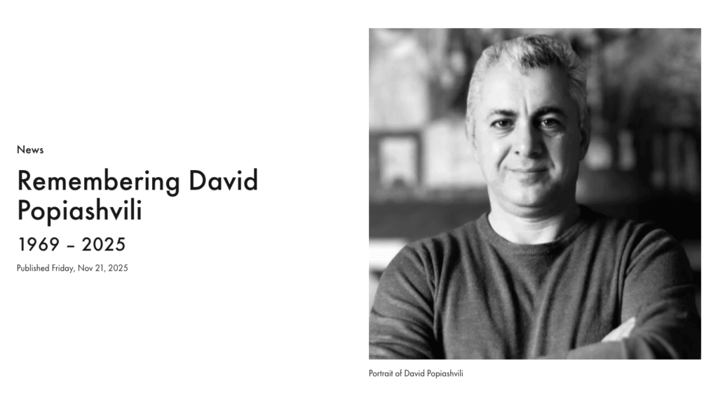 Remembering David Popiashvili