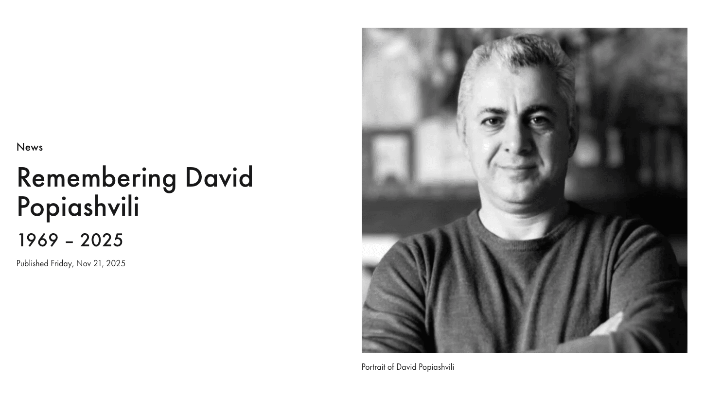 Remembering David Popiashvili