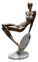 Woman on the Mirror — Levan Vardosanidze — 1997-2007 — Brass, Bronze