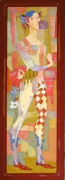 Harlequin — Maia Ramishvili — 110 × 30 cm — Presented by Art Gallery Line