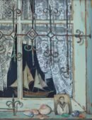 Oil painting “My Captain” by Maia Ramishvili, 2025, featuring a still life with emotions of longing