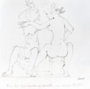 The Gossip — Sergo Tbileli — 2025 — Paper, Pencil