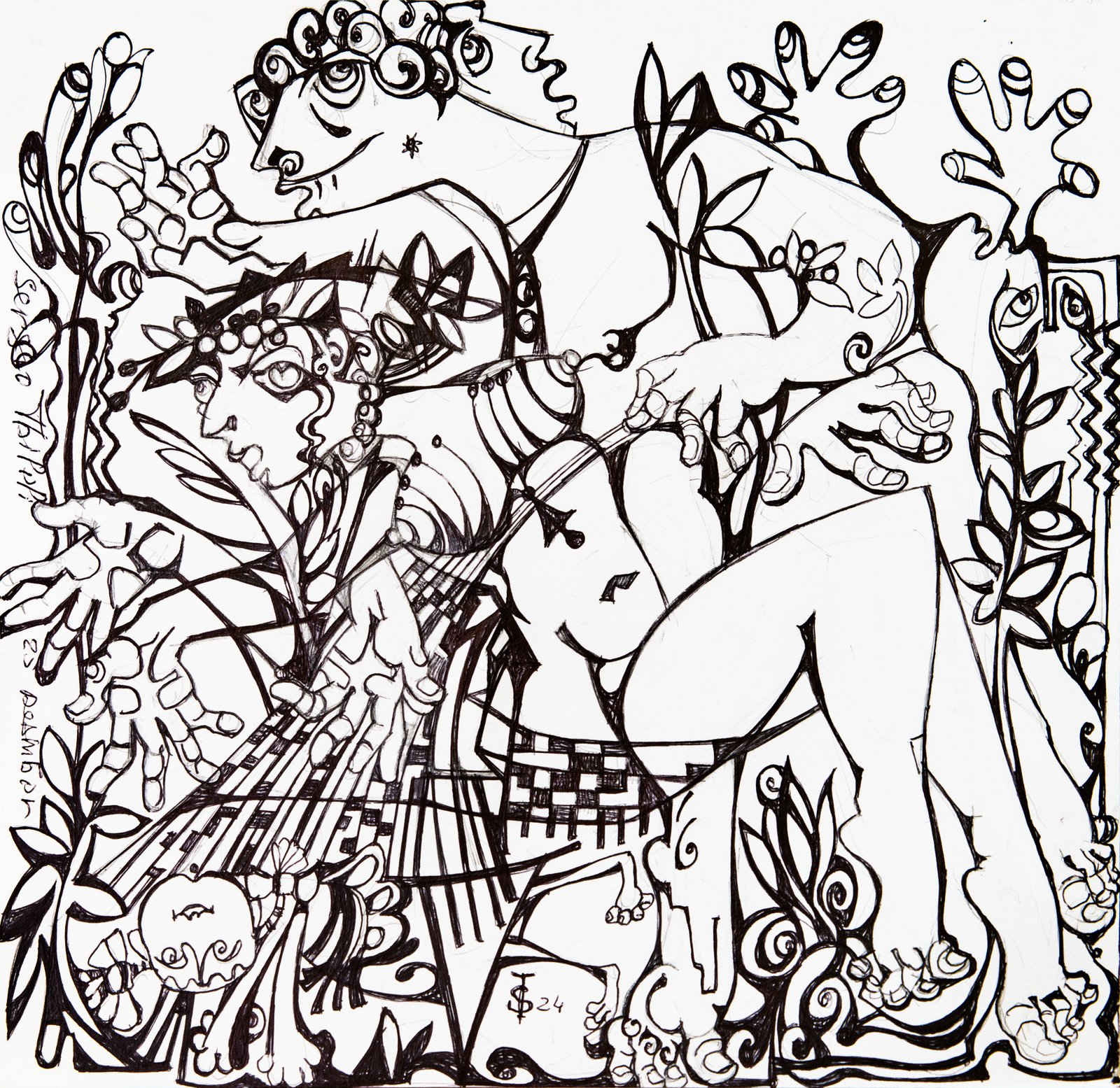 Winds of Change — Sergo Tbileli — 2025 — Ink, Paper