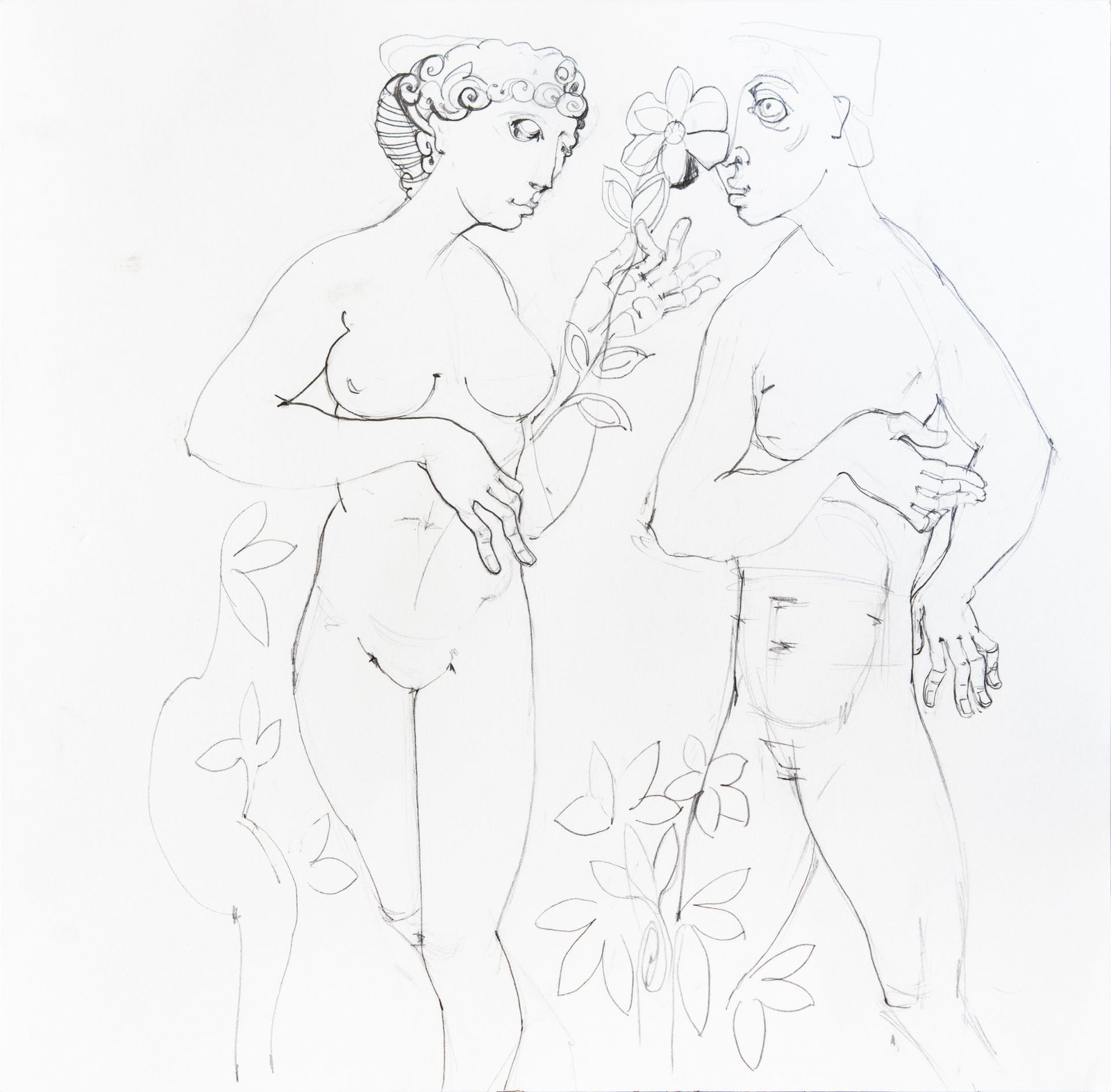 The Gift — Sergo Tbileli — 2025 — Paper, Pencil