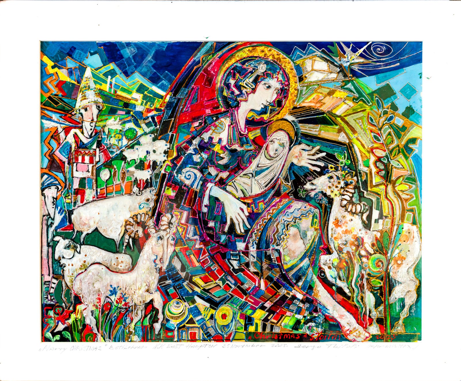 Christmas “Bethlehem” — Sergo Tbileli — 2025 — Cardboards, Mix Media
