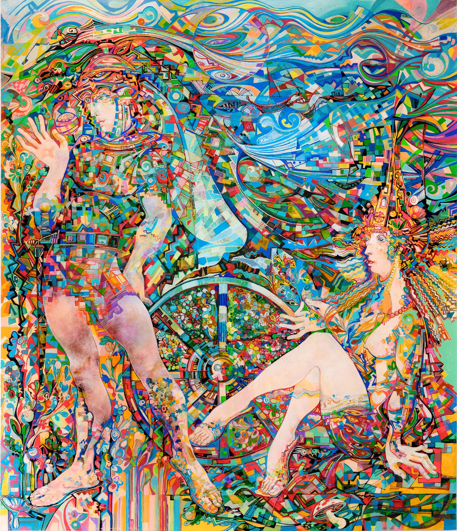 Colchis Part IV — Sergo Tbileli — 2025 — Canvas, Mix Media