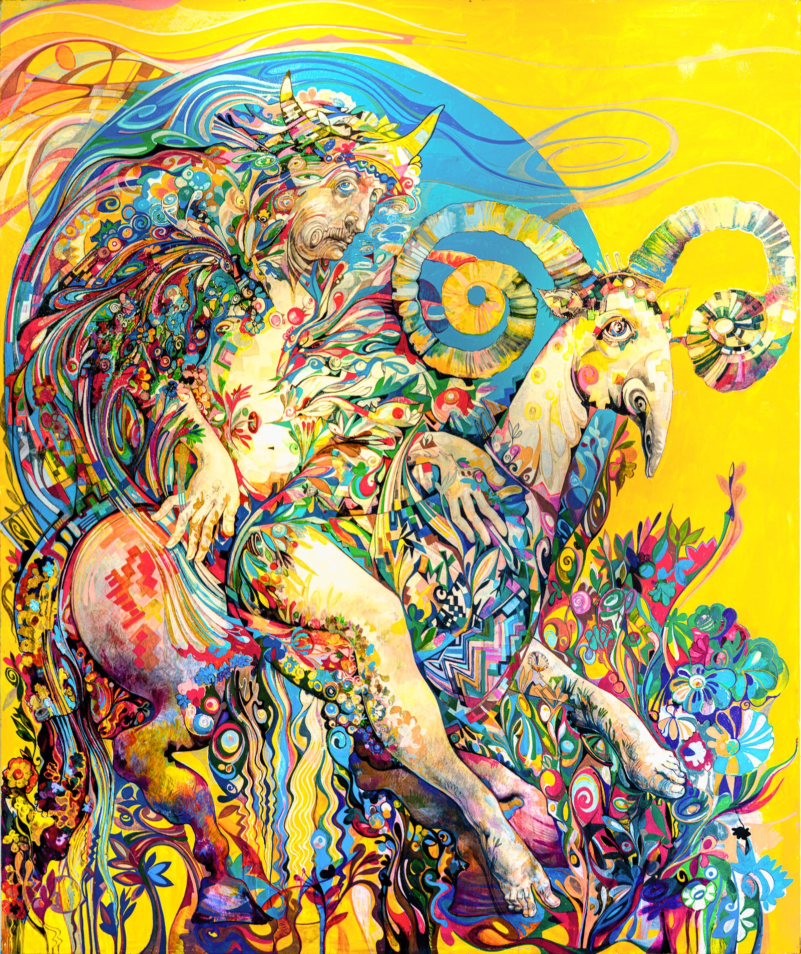 Colchis Part III — Sergo Tbileli — 2025 — Canvas, Mix Media