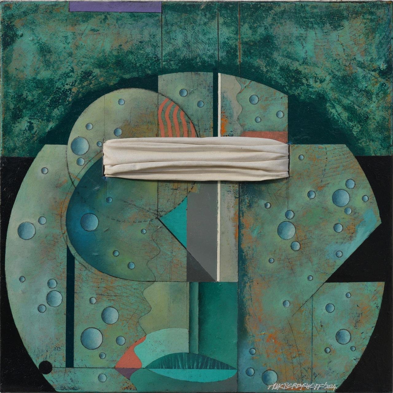 Blindfolded Planet — Alex Berdysheff — 2025 — Canvas, Oil