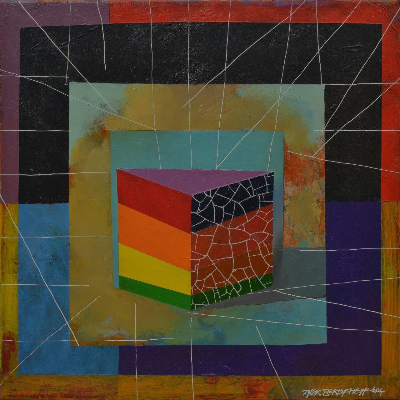 Cake I — Alex Berdysheff — 2025 — Canvas, Oil