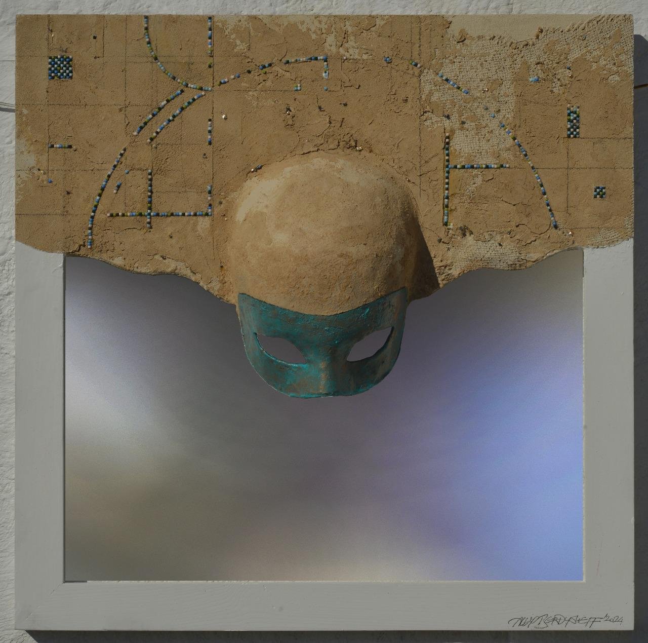 Mask - Mirror III — Alex Berdysheff — 2025 — Mixed Media, Wood