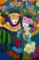 Masquerade — Maia Ramishvili — Oil on canvas — 125 × 85 cm — 2022 — Unique work — Presented by Art Gallery Line