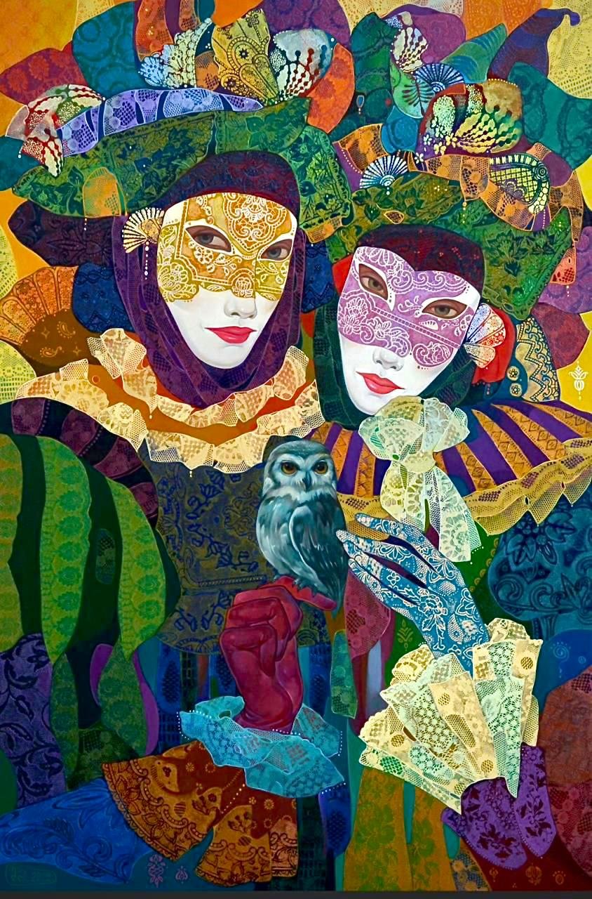 Masquerade — Maia Ramishvili — 2022 — Canvas, Oil