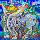Bull of Mars — Sergo Tbileli — 2025 — Canvas, Mix Media