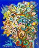 Self reflection — Sergo Tbileli — 2025 — Canvas, Mix Media