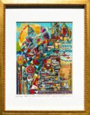 Railway Station East — Sergo Tbileli — 2025 — Cardboard, Mix Media