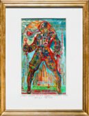 Space Walker — Sergo Tbileli — 2025 — Cardboard, Mix Media