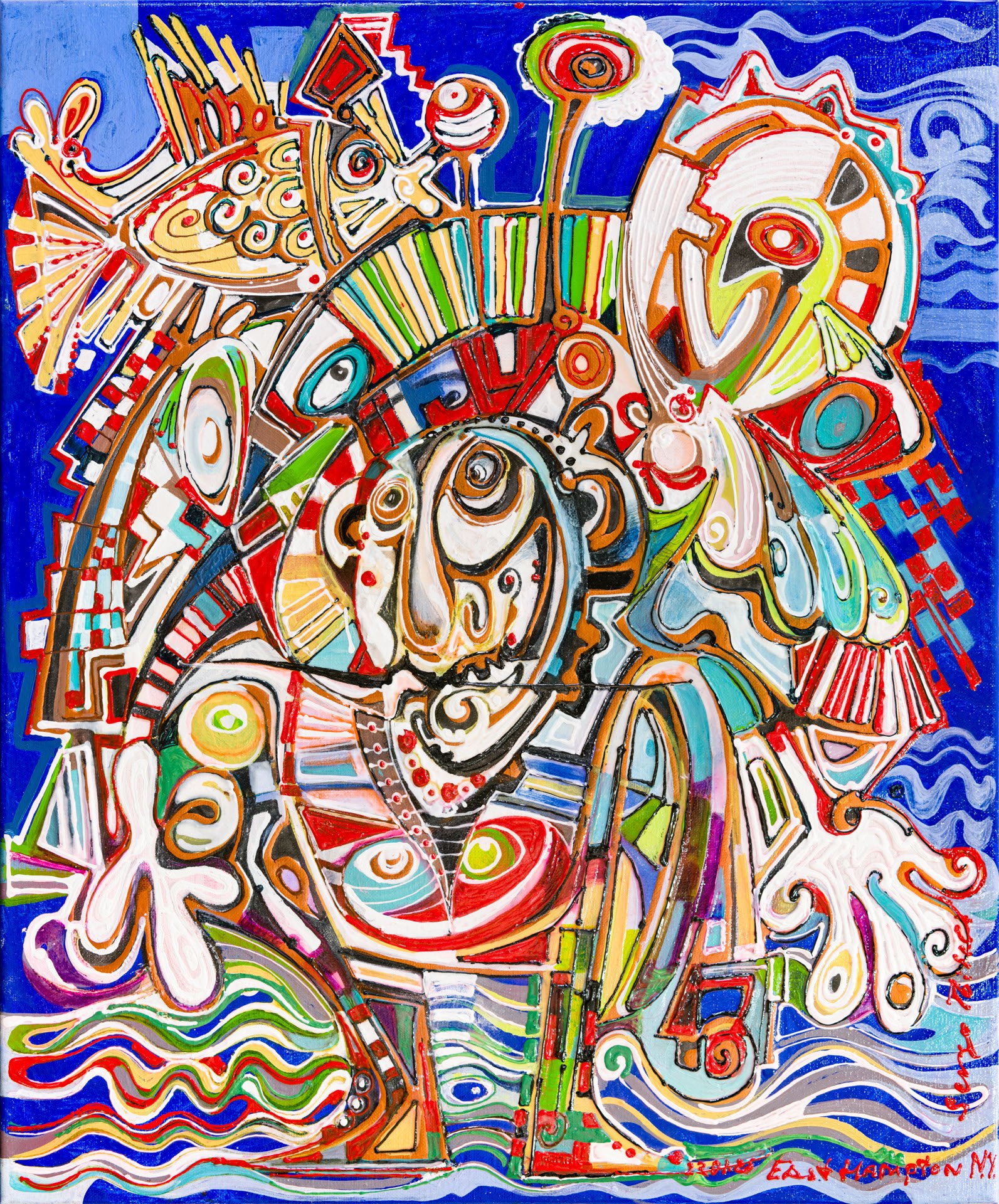 The Tinker — Sergo Tbileli — 2025 — Canvas, Mix Media