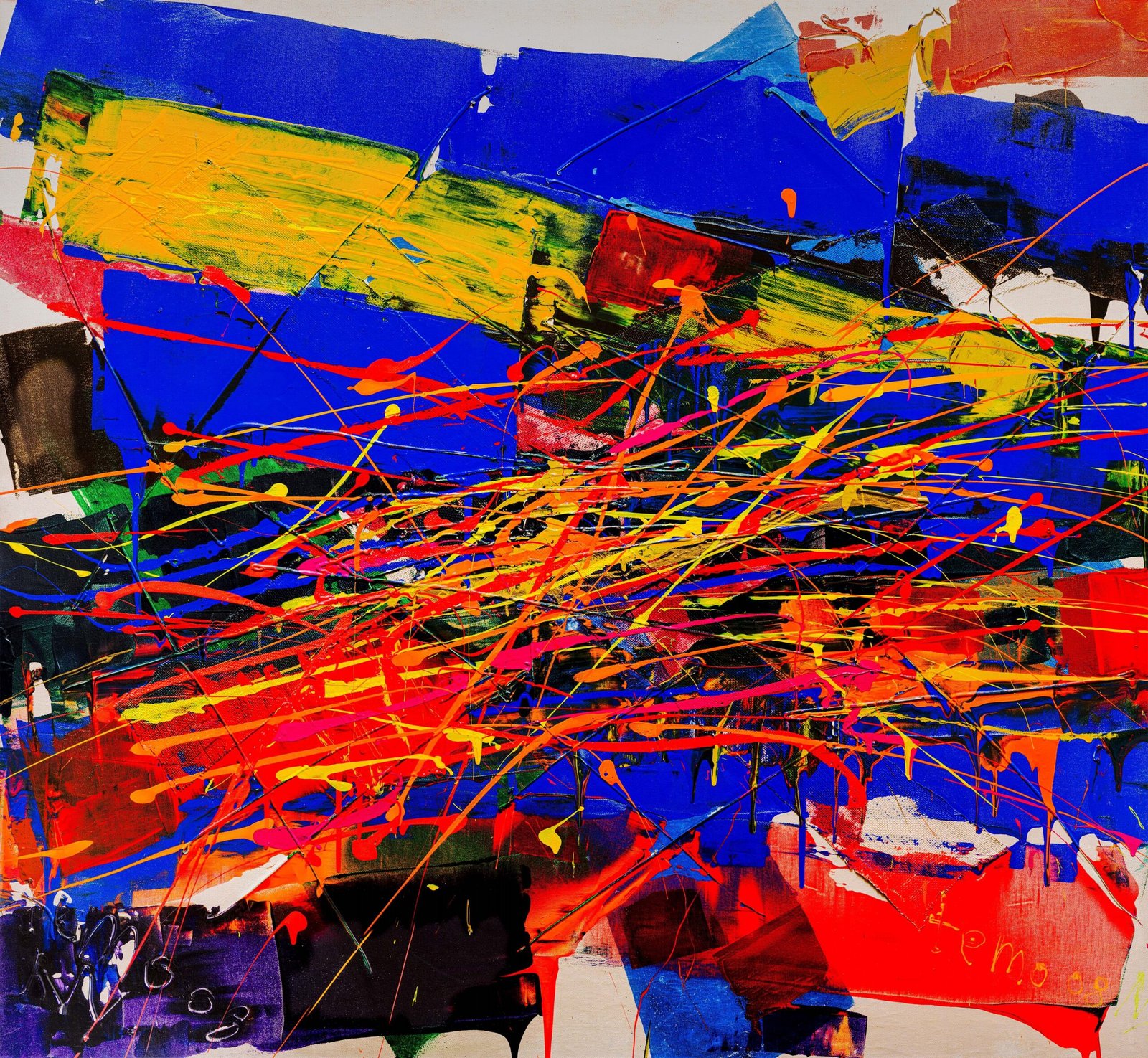 Firework — 2008 — Canvas, Mixed Media