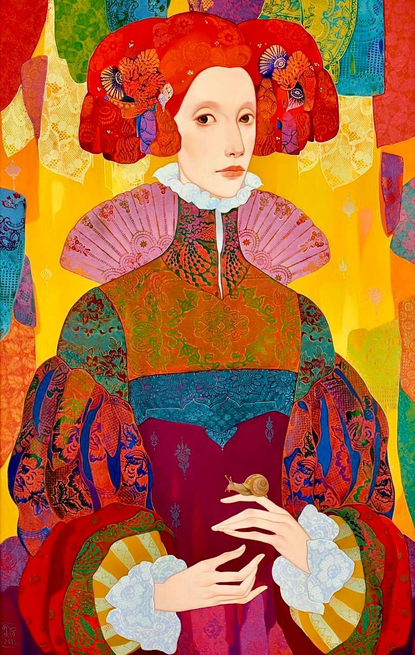 The Snail — Maia Ramishvili — 2015 — Canvas, Oil