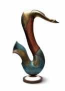 Saxilady — Levan Vardosanidze — Bronze and marble — 68.5 × 47 × 19 cm — 2019