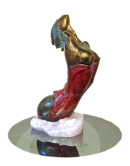 Onyx Wave — Levan Vardosanidze — 2016 — Bronze, stone