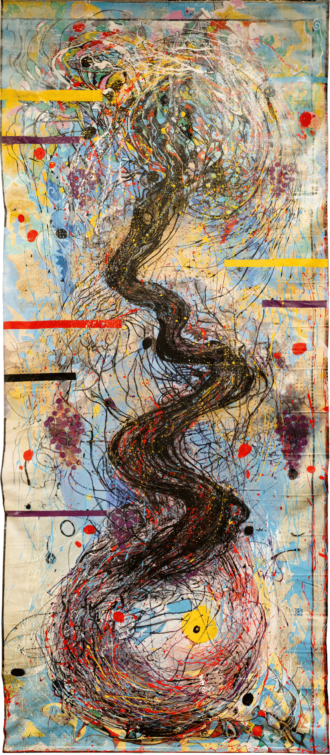 Sergo Tbilelis Collaborative Work Rooted in Culture Tapastry, ehxibited in past at the Davis Center at Harvard Universtiy