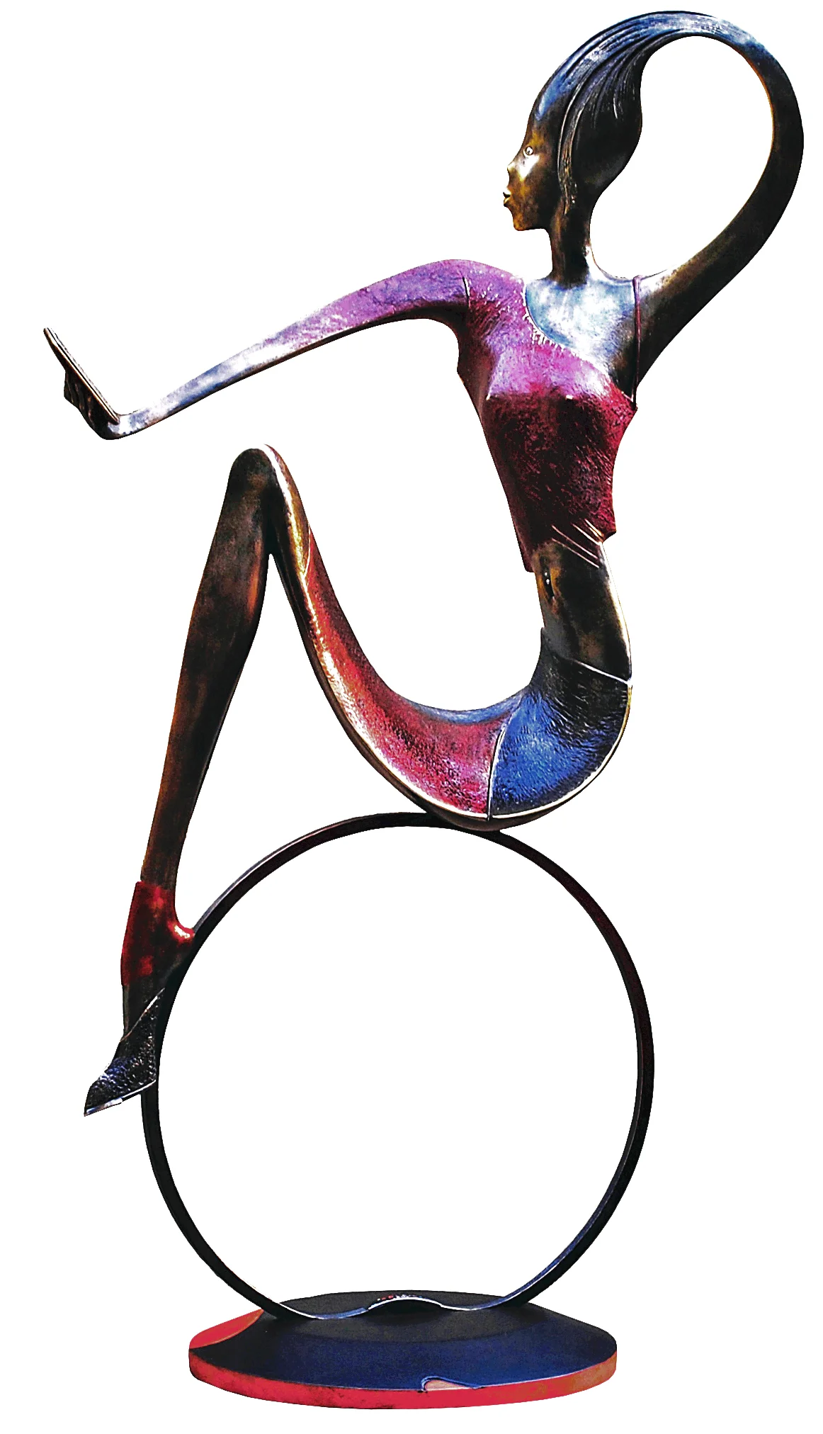 Selfie — Levan Vardosanidze — 2017 — Bronze, Wood