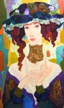 The Pearl Beads — Maia Ramishvili — Canvas, Oil