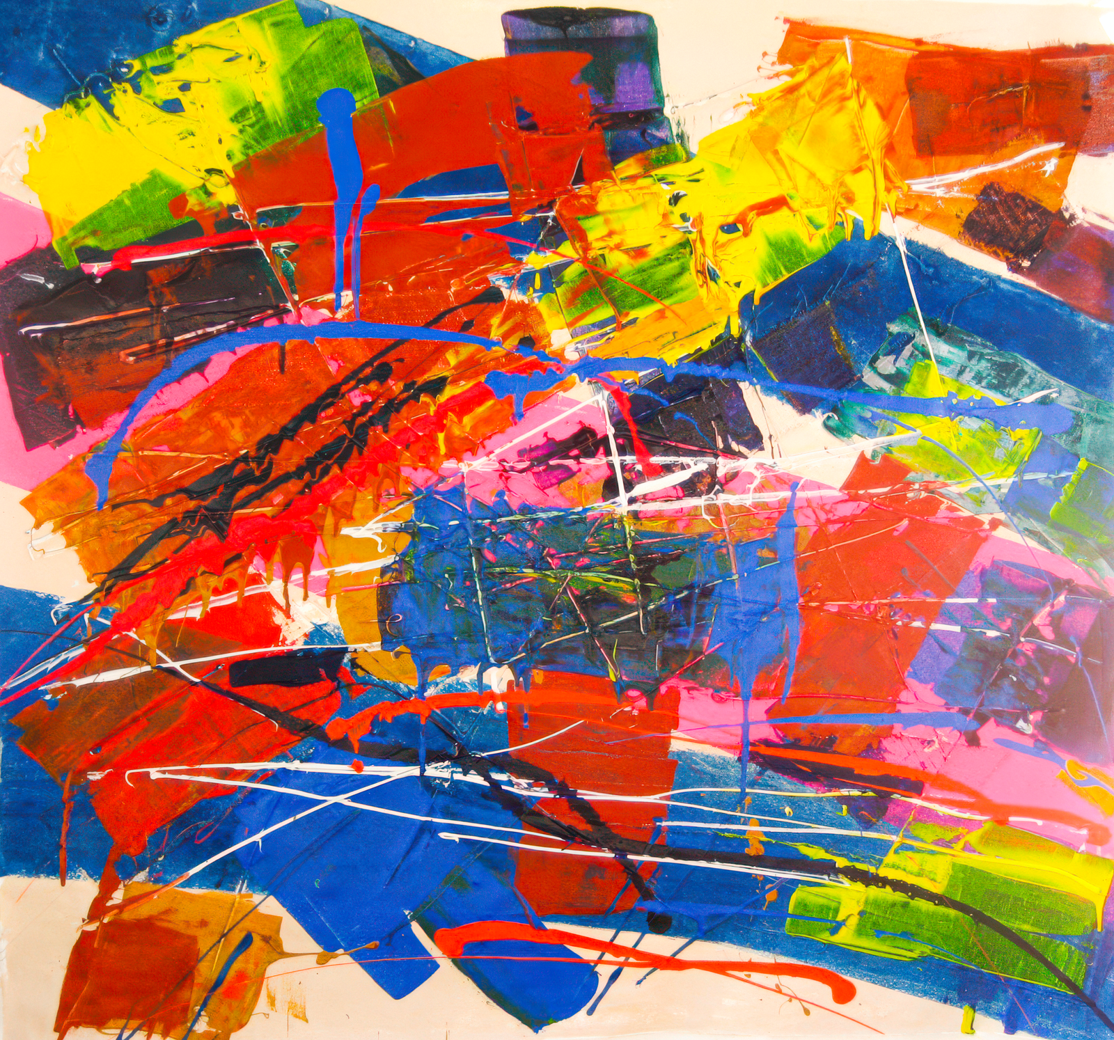 Firework (Copy) — Temo Tailuri — 2008 — Canvas, Mixed Media