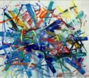 Blue Abstraction — Temo Tailuri — 2005 — Acrylic, Canvas