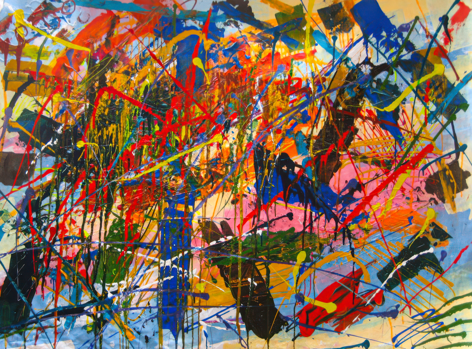 The City Abstraction — Temo Tailuri — 2008 — Canvas, Mixed Media
