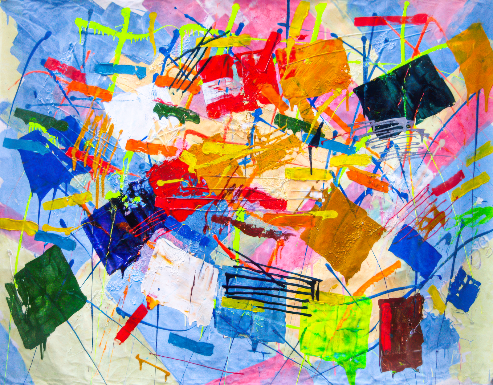 Abstraction (Copy) — Temo Tailuri — 2008 — Canvas, Mixed Media