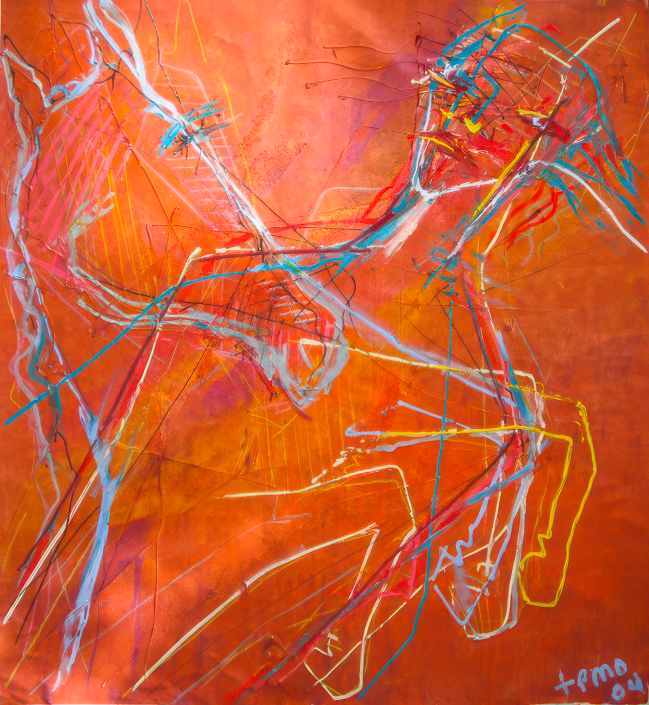 Wild Horse — Temo Tailuri — 2004 — Canvas, Mixed Media