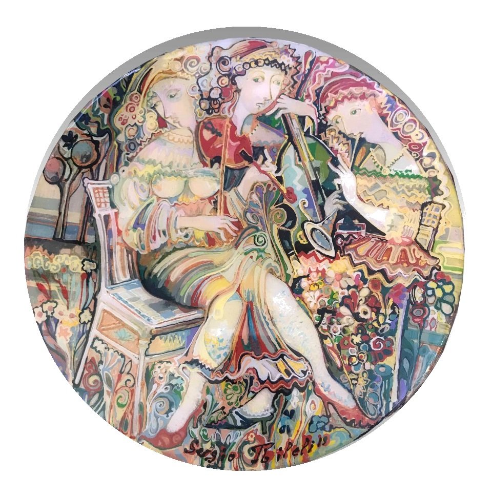 Sergo Tbileli – Musicians — Ø 30.5 cm